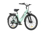 Bicicleta de ciudad - HILLMILES Milecity, Bicicleta eléctrica, Verde