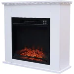 Chimenea eléctrica - PURLINE CHE-610, 2000 W, Blanco - Imagen 3