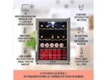 Nevera pequeña - KLARSTEIN Beersafe XL Mix It Edition, Altura 63 cm, Negro - Imagen 2
